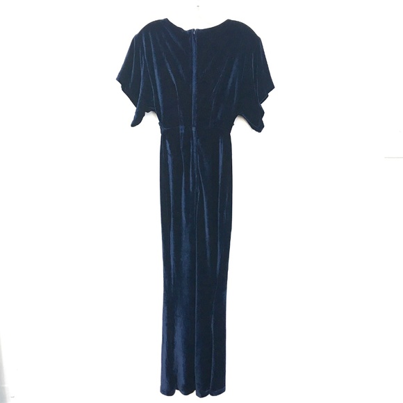 NWT. ModCloth Collectif Keiko Velvet Maxi Dress - Picture 3 of 8